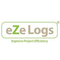 Ezelogs Construction Management Software in desktop and mobile application logo