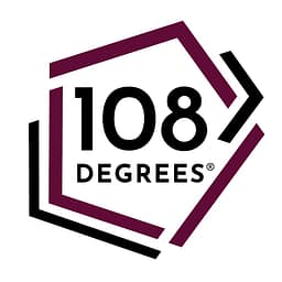 108degrees logo