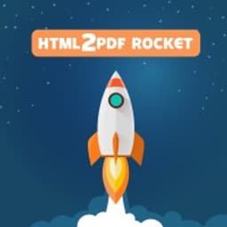 HTML 2 PDF Rocket logo